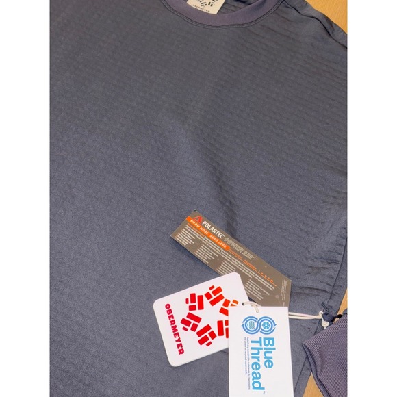 NWT Men's Obermeyer Explorer Tech Crewneck Sweatshirt - XL - Blue Nights - Picture 4 of 9